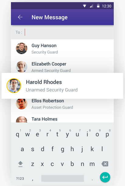 Communication Chat | Novage.ms - Security Guard Patrol Tracking System – Novagems